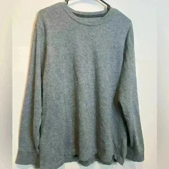 Eddie Bauer Sz L Men's Gray Long Sleeve Shirt - Picture 2 of 4